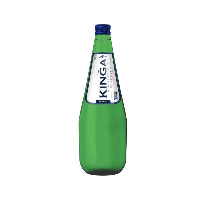 [Zestaw] Kinga Pienińska woda mineralna gazowana Zielona 0,7 l