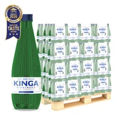 1512x Kinga Pienińska woda mineralna gazowana Zielona 0,33 l