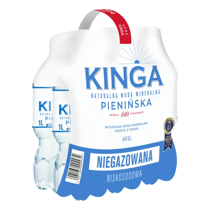 756x Kinga Pienińska woda mineralna niegazowana 1,0 l