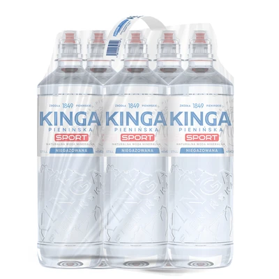 6x Kinga Pienińska woda mineralna SPORT niegazowana 0,7l