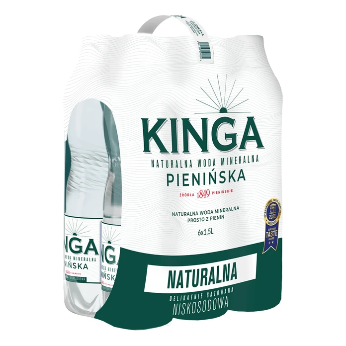504x Kinga Pienińska woda mineralna naturalna + niegazowana 1,5 l