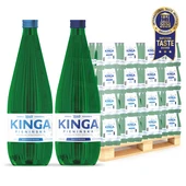 756x Kinga Pienińska woda mineralna gazowana + niegazowana Zielona szklana butelka 0,7 l (cała paleta)