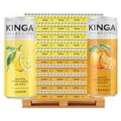 2880x Kinga Sparclino Water Drink cytryna + pomarańcza 250 ml puszka (cała paleta)
