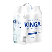 6x Kinga Sparclino woda mineralna gazowana 1,5 l
