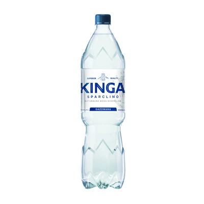 6x Kinga Sparclino woda mineralna gazowana 1,5 l