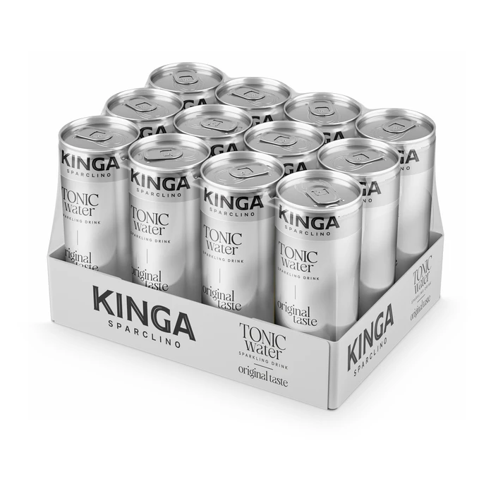 12x Kinga Sparclino Water Tonic Original 250 ml puszka