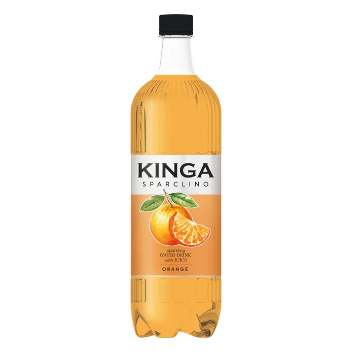 6x Kinga Sparclino Water Drink pomarańcza 1 l